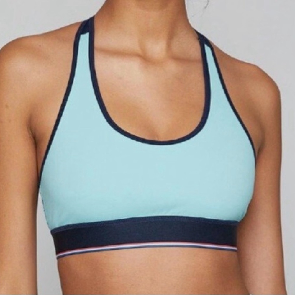Four laps NWT Circuit Smart Bra Women's Aqua Blue Size XSmall